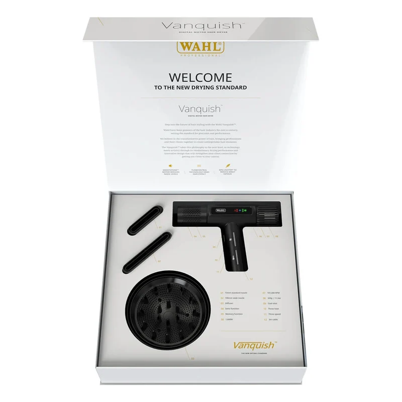 Vanquish Hair Dryer, 1600W