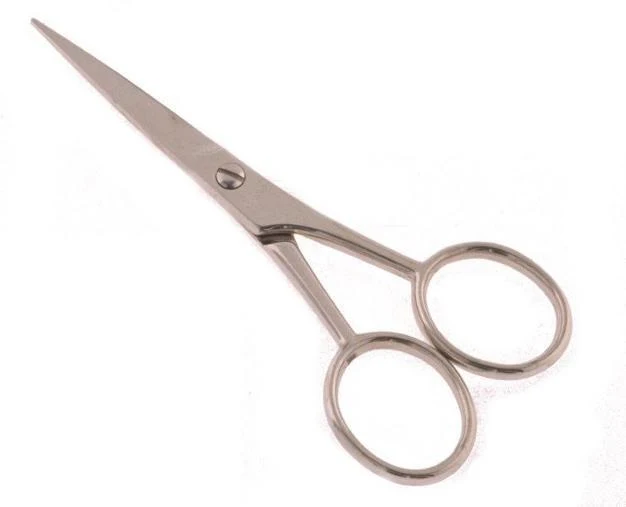 Moustache & Beard Trimming Scissor - Chrome