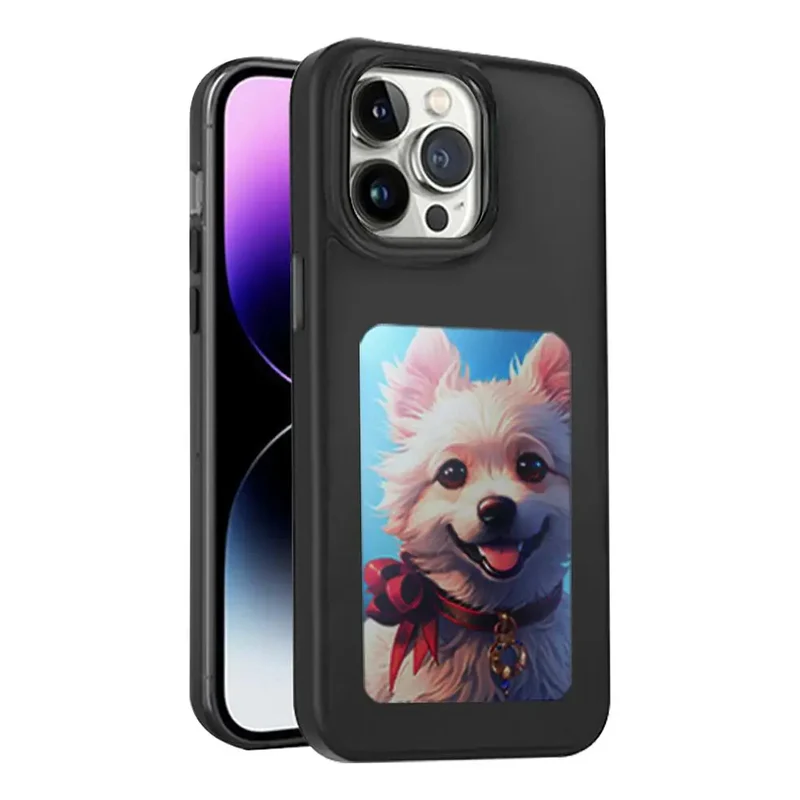 E-Ink Screen Phone Case Unlimited Screen Projection Personalized Phone Cover Battery Free New Designer Luxury Phone Case
