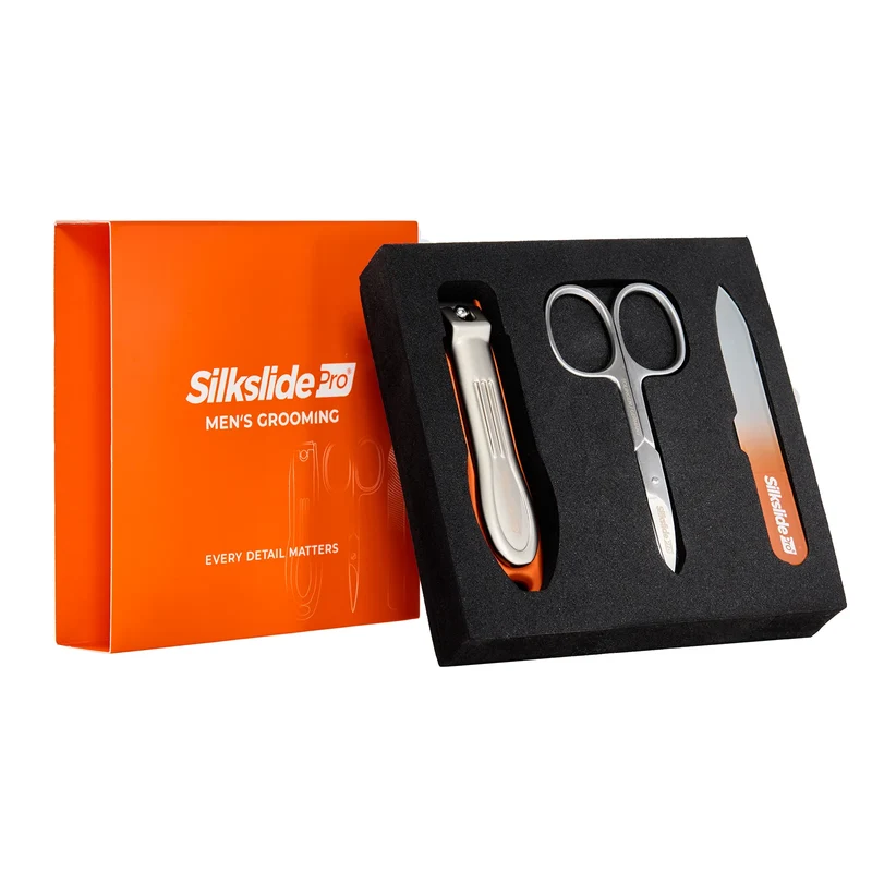 Silkslide Pro®: Essentials Set für Männer | Nagelpflege Set