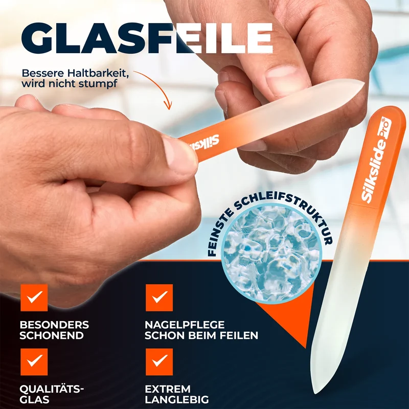 Silkslide Pro®: Essentials Set für Männer | Nagelpflege Set