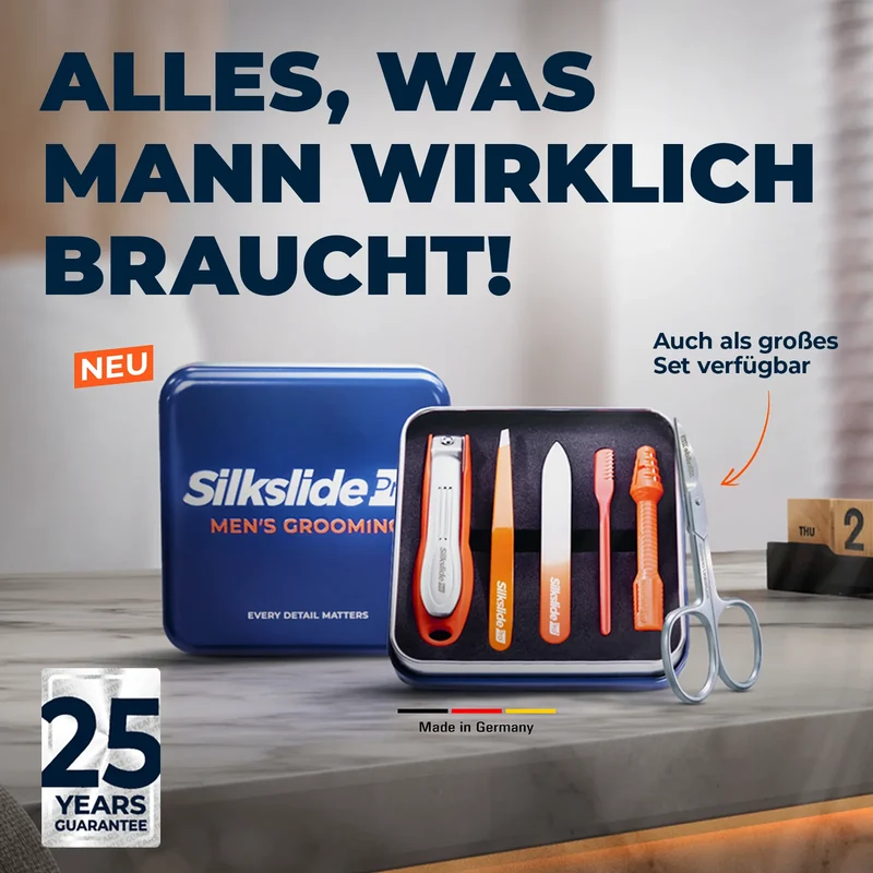 Silkslide Pro®: Essentials Set für Männer | Nagelpflege Set