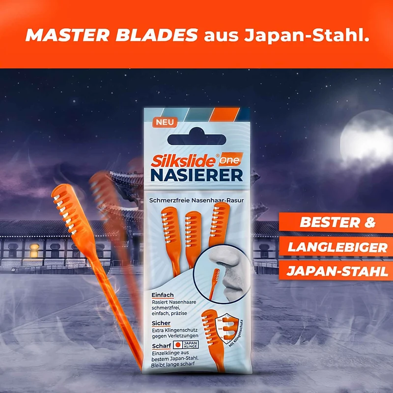 Silkslide® One: Nasenhaarentferner | 3er Pack