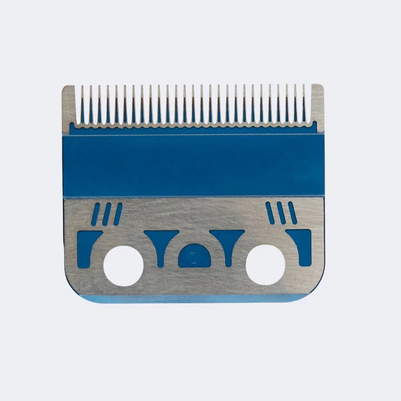 BabylissPro Blue Titanium Metal - Injection Molded (MIM) Precision Fade Blade (22 Teeth)