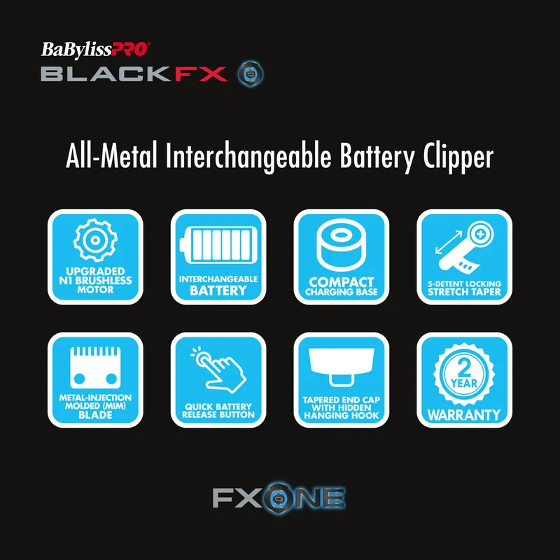 BabylissPro BlackFX FXONE Clipper