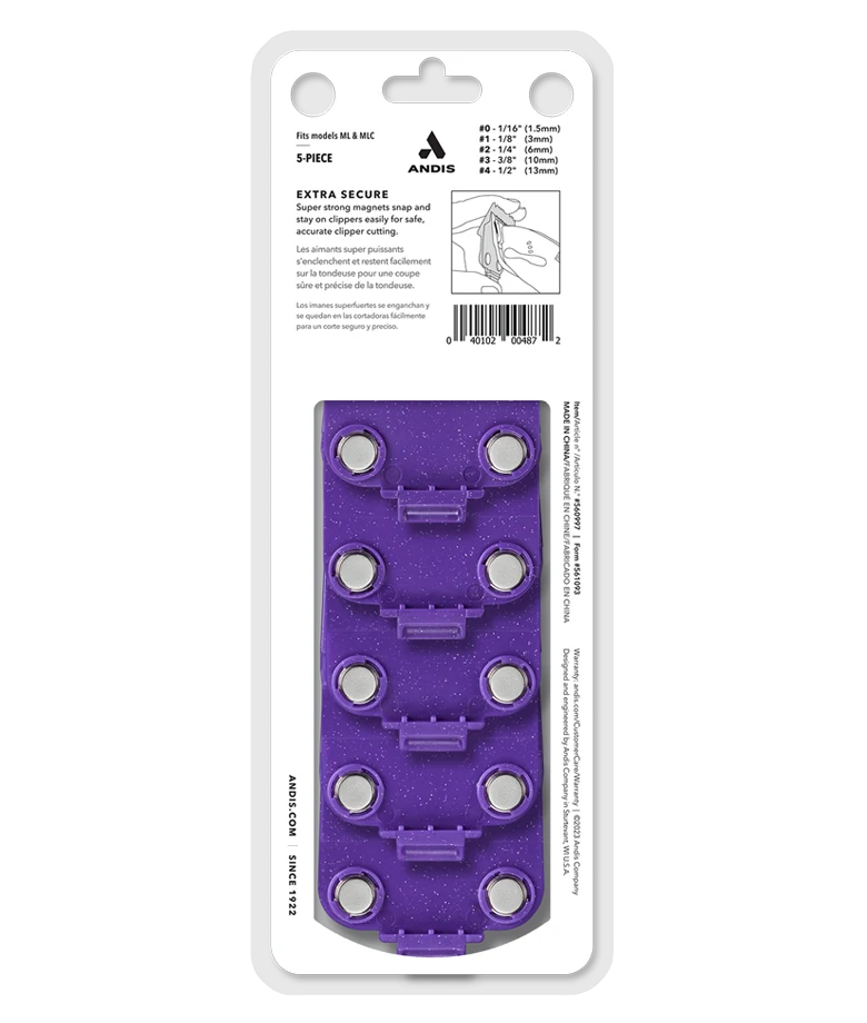 Andis Dual Magnet Small 5-Comb Set