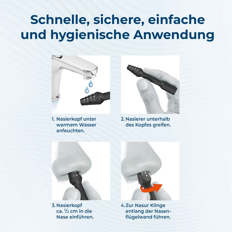 Silkslide Pro®: Nasenhaartrimmer V4 | Made in Germany