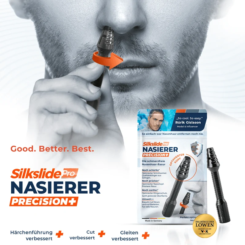 Silkslide Pro®: Nasenhaartrimmer V4 | Made in Germany