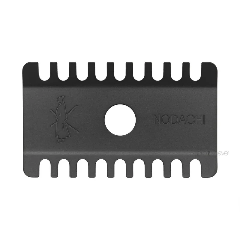 Masamune Nodachi Base Plate, Open Comb, Stainless Steel - Dark