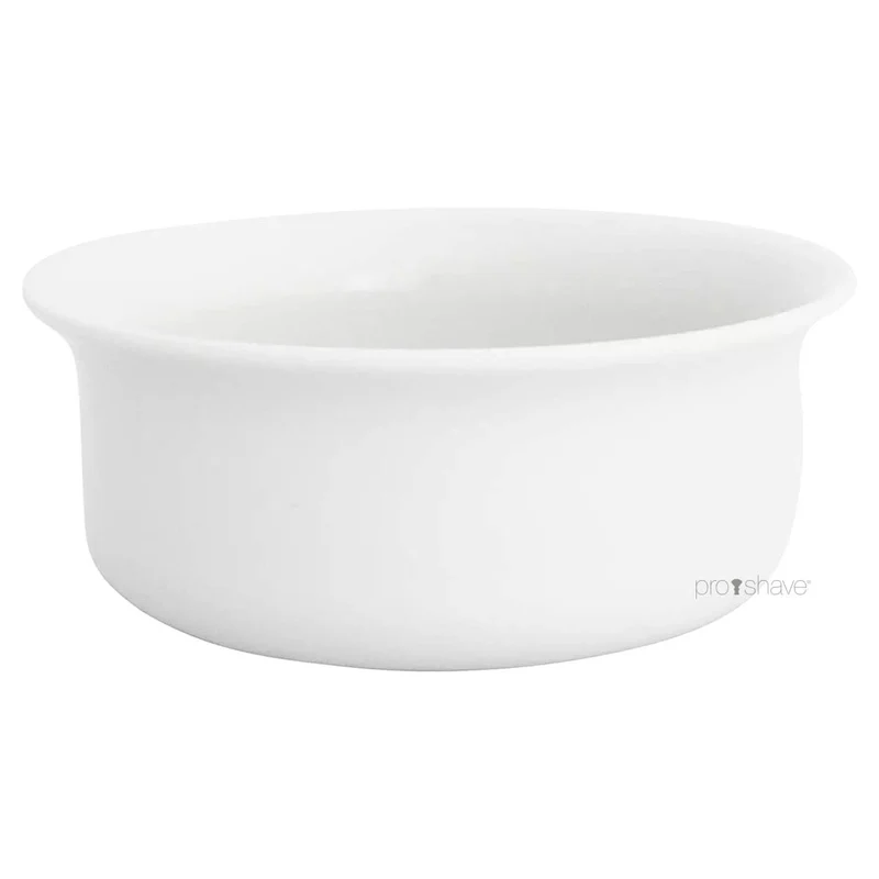 Limoges Porcelain bowl with shaving soap and lid in light beech