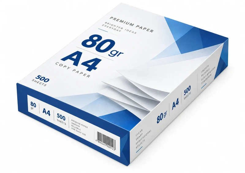 Druckerpapier A4 80 g/m² Weiß – Kopierpapier für Laser, Inkjet, Büro Homeoffice
