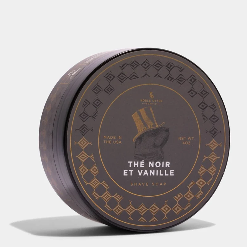 Shaving Soap, Black Tea and Vanilla, 118 ml.