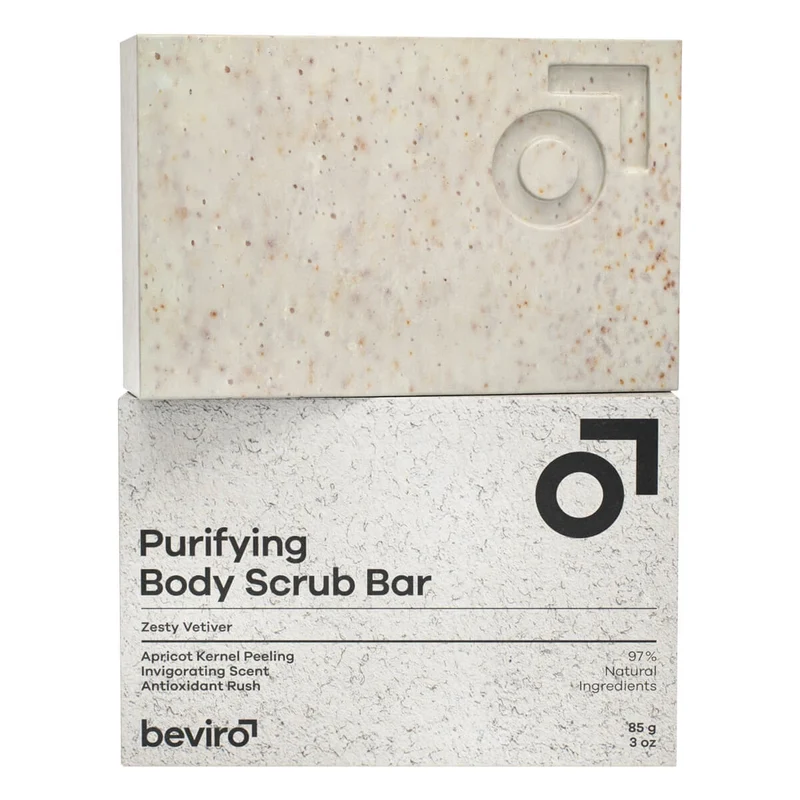 Purifying Body Scrub Bar, Zesty Vetiver, 135 g.