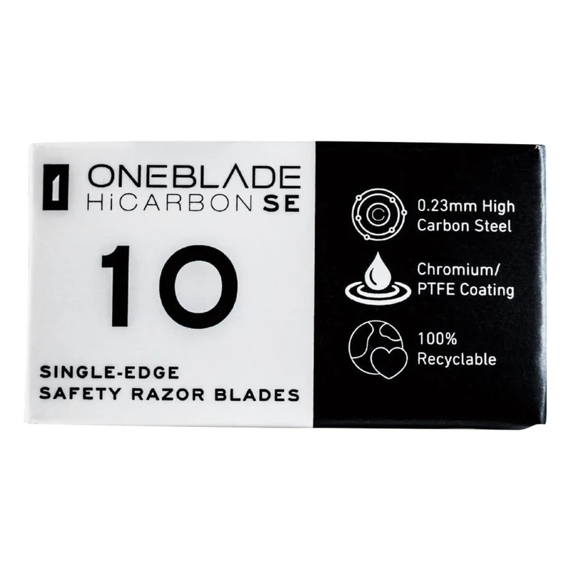 HiCarbon SE Single Edge Razor Blades, 10 pcs.