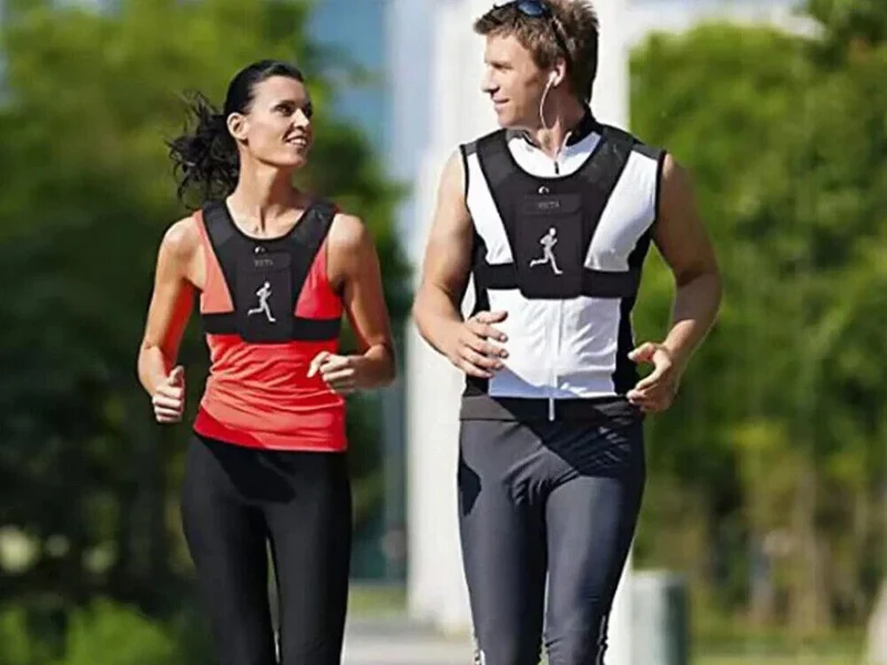 Reflektierende Sicherheits-Laufweste mit Handytasche & Verstellbarem Gurt – Für Jogging, Radfahren & Outdoor