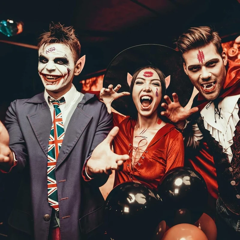 Halloween Vampir Zähne Set Erwachsene Kinder Fangs Elfenohren Krallen 🎃
