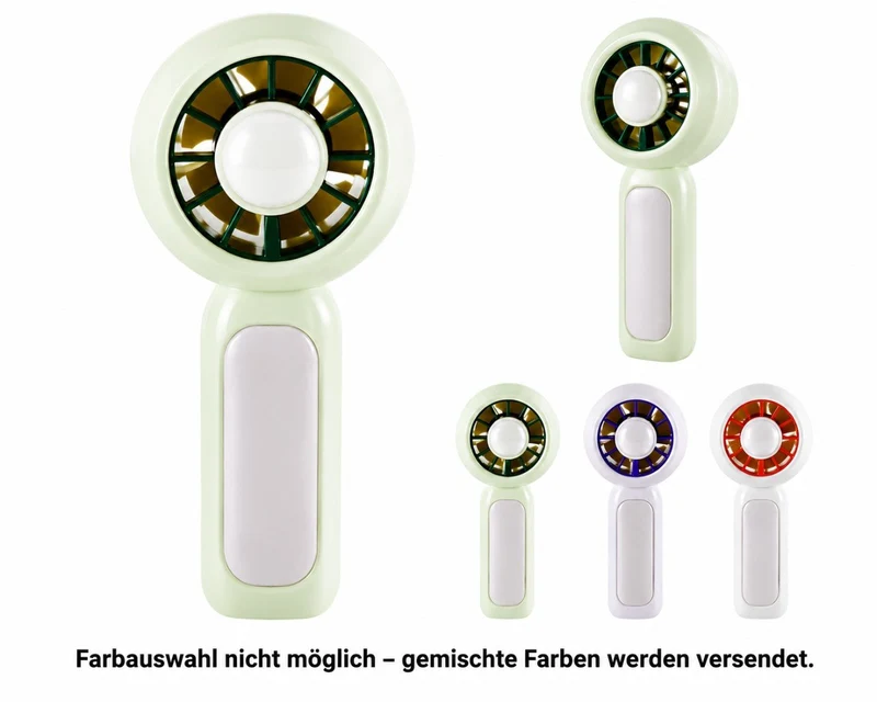 Tragbarer Campingventilator Mit Led-Licht, Wiederaufladbarer Zeltventilator Mit
