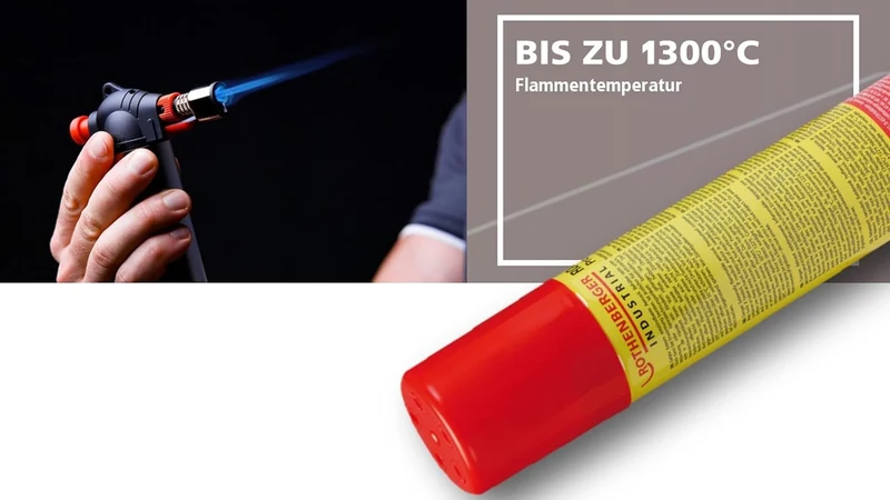 Rothenberger Industrial 2x Nachfüllgas 100 ml – Universal Feuerzeuggas + 5
