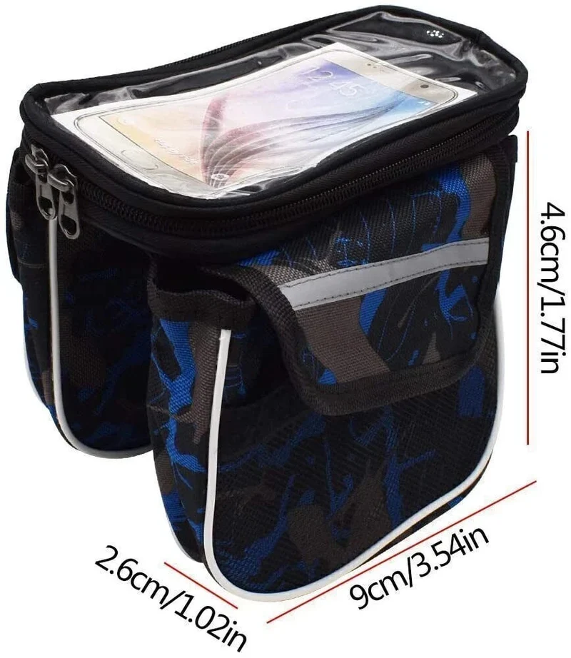 Fahrrad Rahmentasche Gelb Oberrohrtasche Handytasche Fahrradtasche
