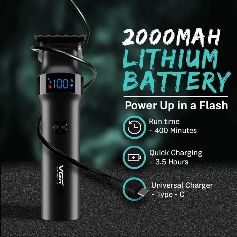 VGR V-987 Professional Hair Trimmer for men, 400 mins battery backup, VGR Trimmer for men