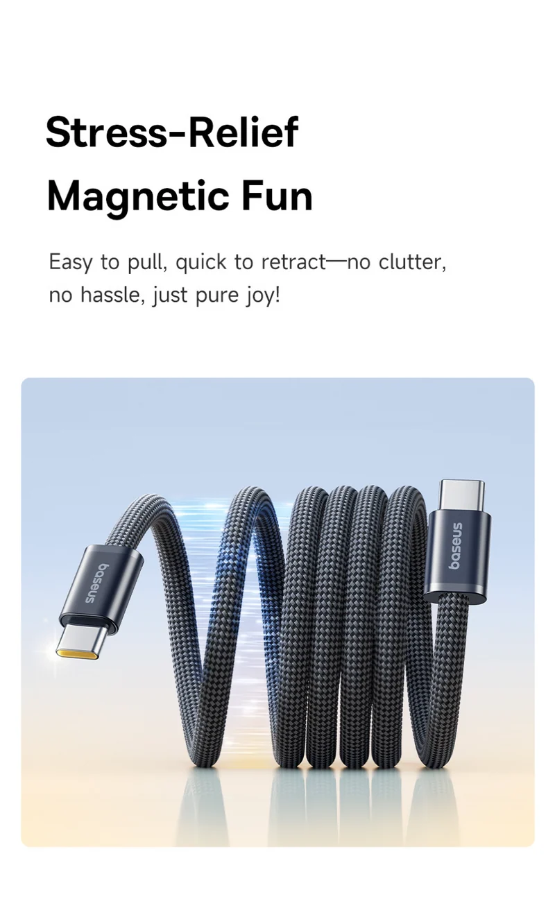 Baseus Dynamic 4 Pro USB-C to USB-C 100W Braided Cable (1m)