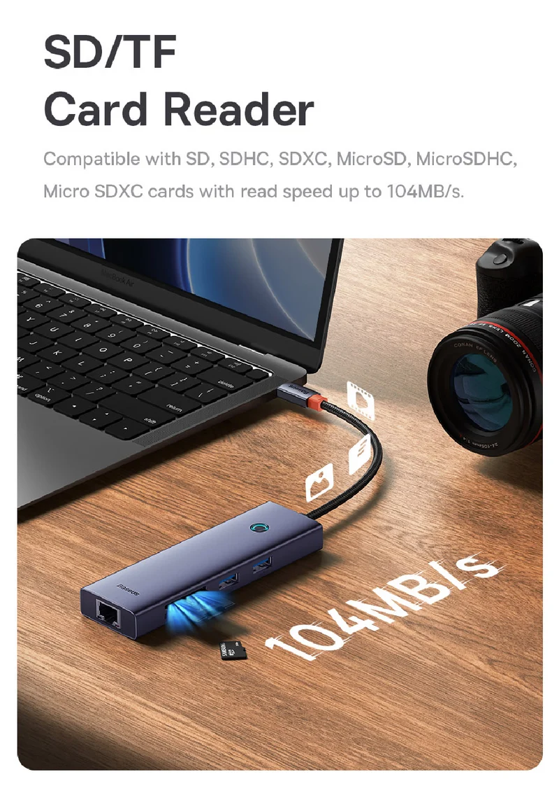 Baseus 7-in-1 USB-C Ethernet Hub