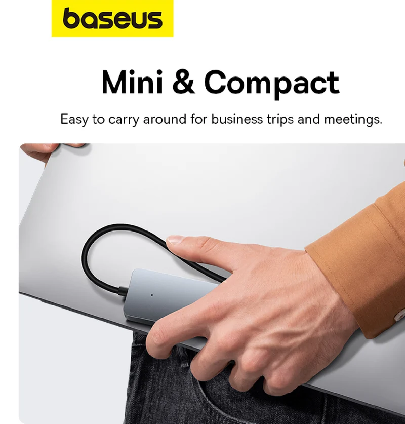 Baseus 4 Port USB-A to USB-A Hub