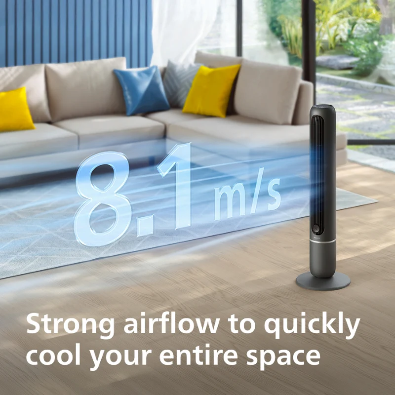 Philips 5000 series Tower Fan Charcoal Grey