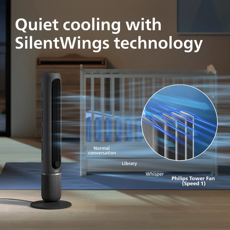 Philips 5000 series Tower Fan Charcoal Grey