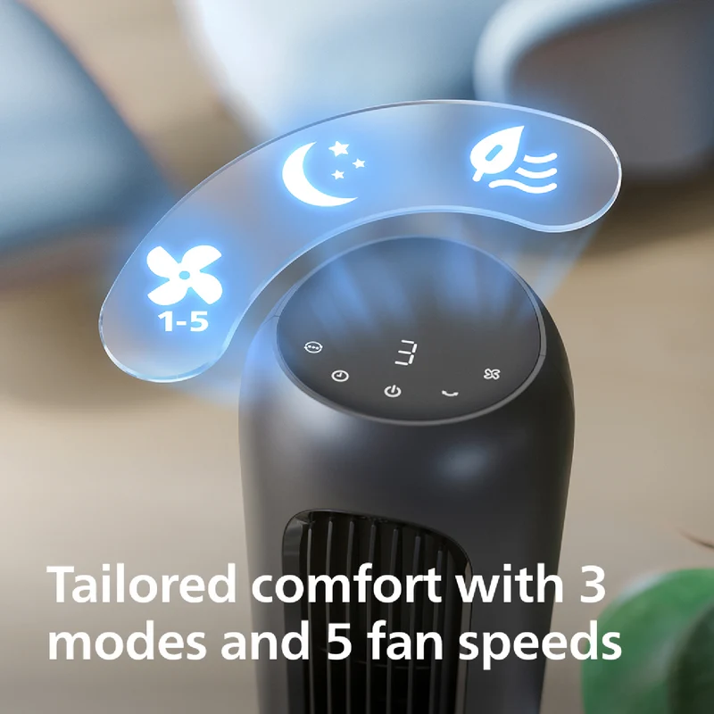 Philips 5000 series Tower Fan Charcoal Grey