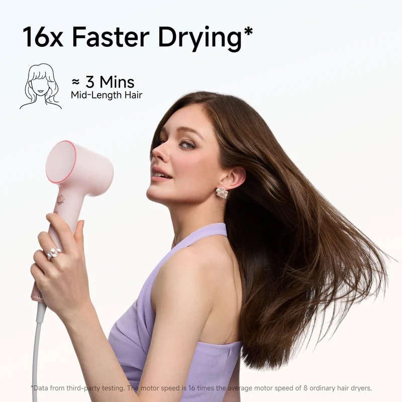 Laifen Air Pro High-Speed Hair Dryer Coral Pink