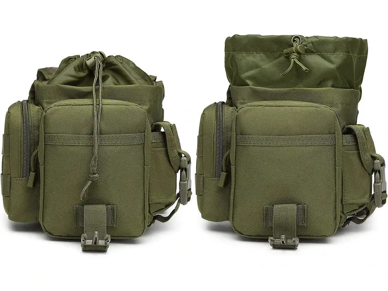 Taktische Militär Beintasche Hüfttasche Wasserdicht – Outdoor Tasche für Motorrad, Wandern, Camping, Angeln und Freizeit