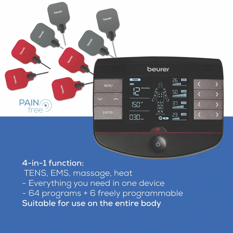 Beurer Digital TENS/EMS device with Heat Function