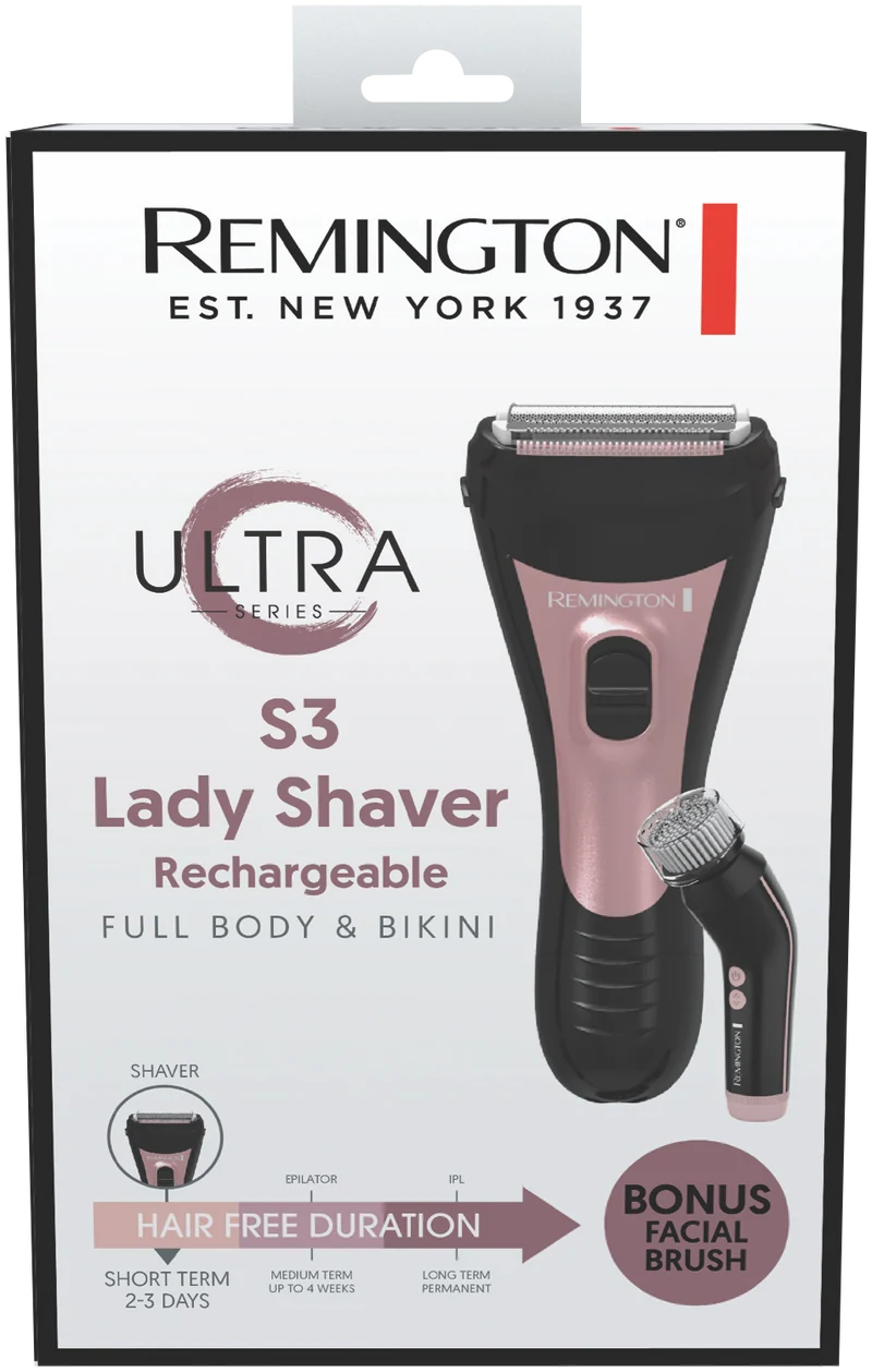 Remington S3 Silky Lady Shaver with Brush
