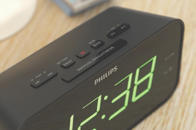 Philips Alarm Clock Large Display