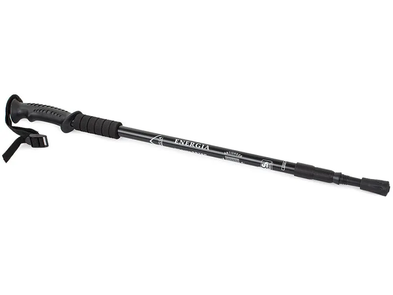 Nordic Walking Stock Teleskop 64-135 cm – Alu Antischock Wanderstock mit Korkgriff