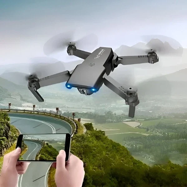 Mini-Drohne mit HD-Kamera 1080p – faltbar, GPS, Geschenk für Kinder