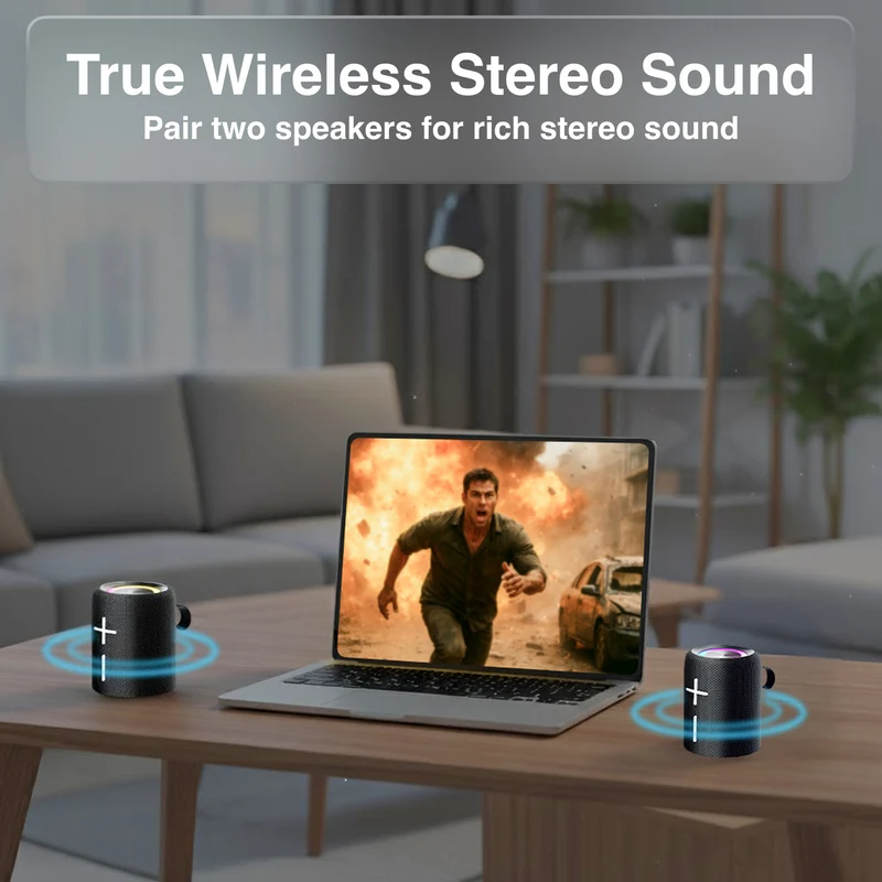 Laser Magnetic Portable Speaker