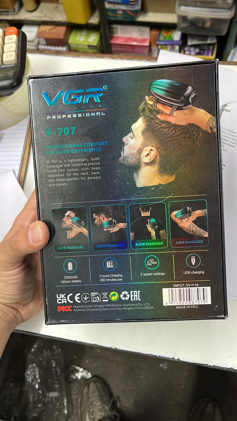 VGR V-707 Professional Head, Neck & Back Massager