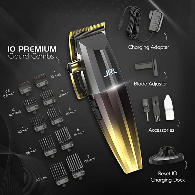 JRL Fresh Fade 2020C Professional Cordless Hair Clipper Gold