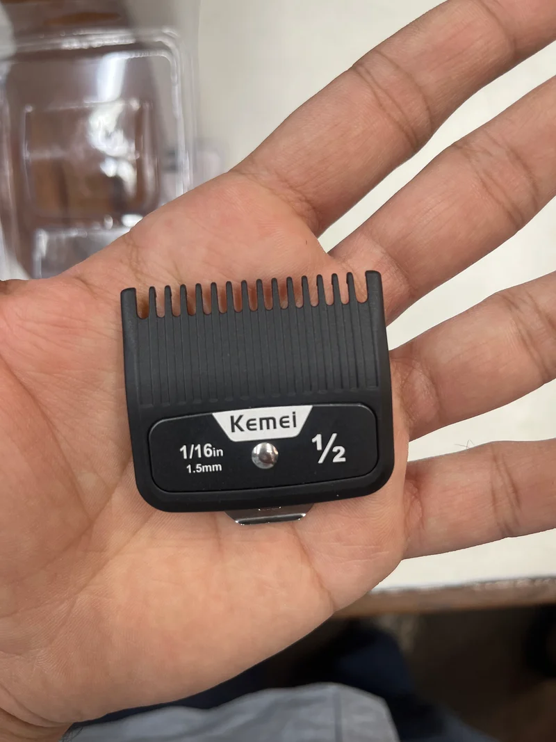 Kemei Professional Clipper Guide Comb Set – 3 Piece Hair Clipper Attachments (3mm, 4.5mm & 6mm)