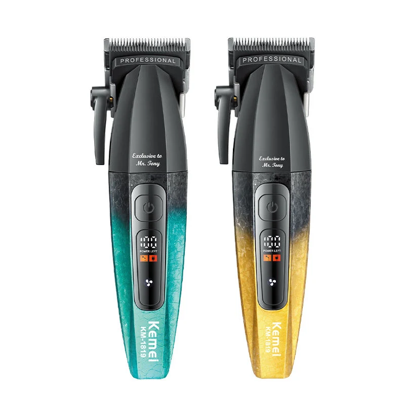 Kemei KM-1819 Professional Hair Clipper Cordless Rechargeable Hair Cutting Machine