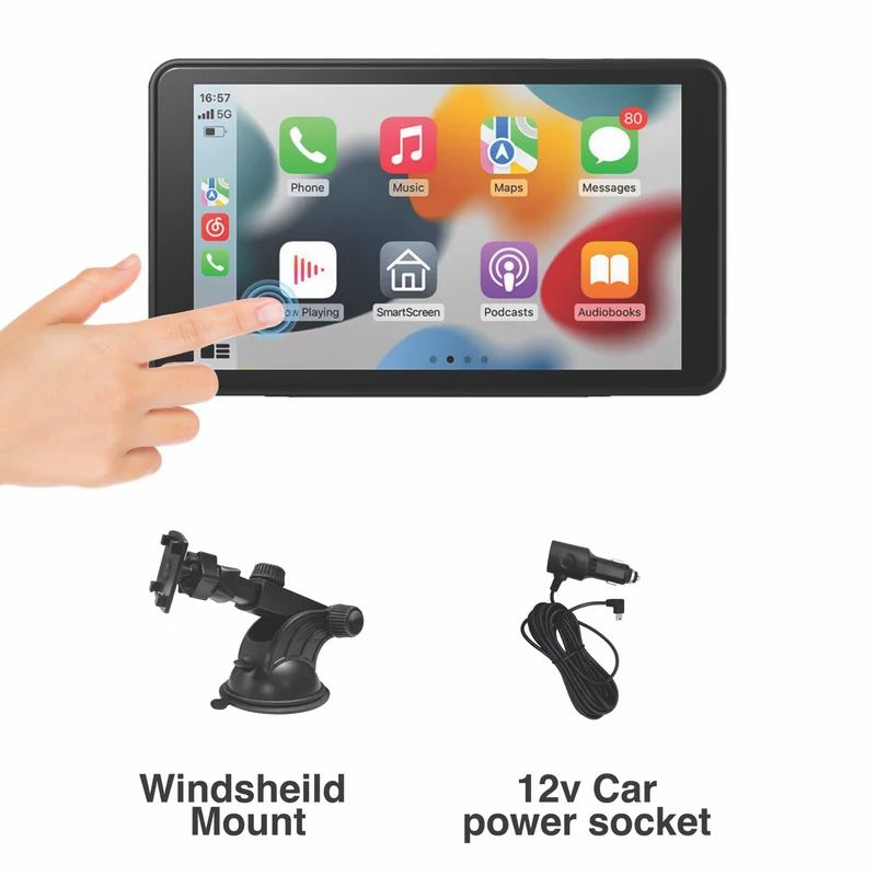 Laser 7inch Portable CarPlay Android Auto