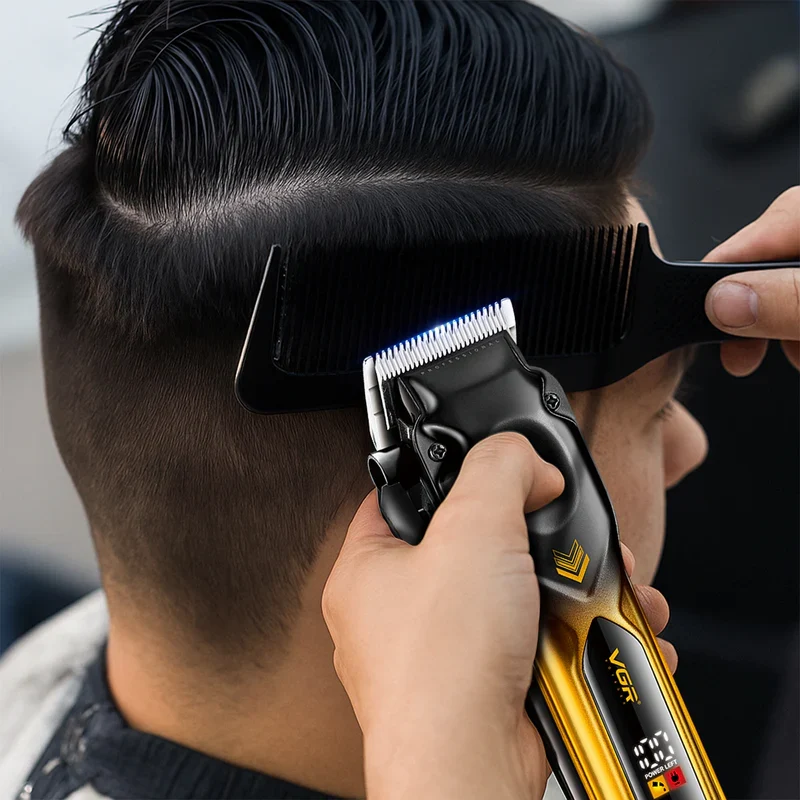 VGR V-656 Professional Cordless Beard & Hair Trimmer for Men | Rechargeable