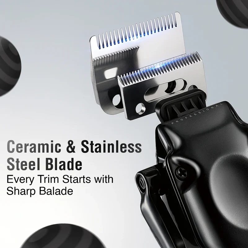 VGR V-656 Professional Cordless Beard & Hair Trimmer for Men | Rechargeable