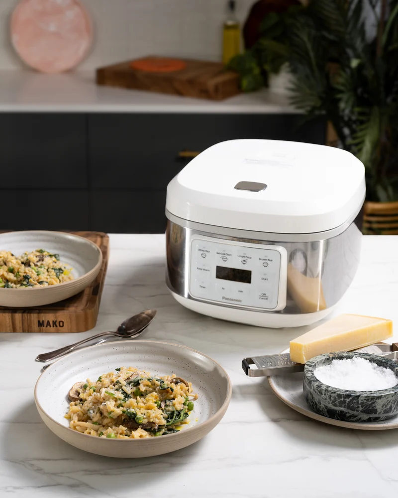 Panasonic 8 Cup Rice And Multi Cooker White/Silver